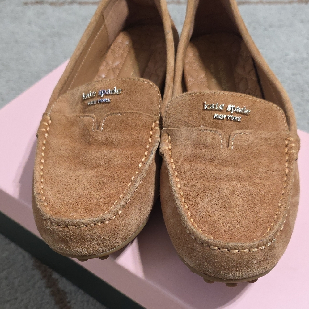 Kate Spade Brown Suede Loafers - Picture 4 of 9